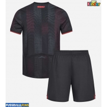 Bayer Leverkusen Heimtrikotsatz Kinder 2025-26 Kurzarm (+ Kurze Hosen)